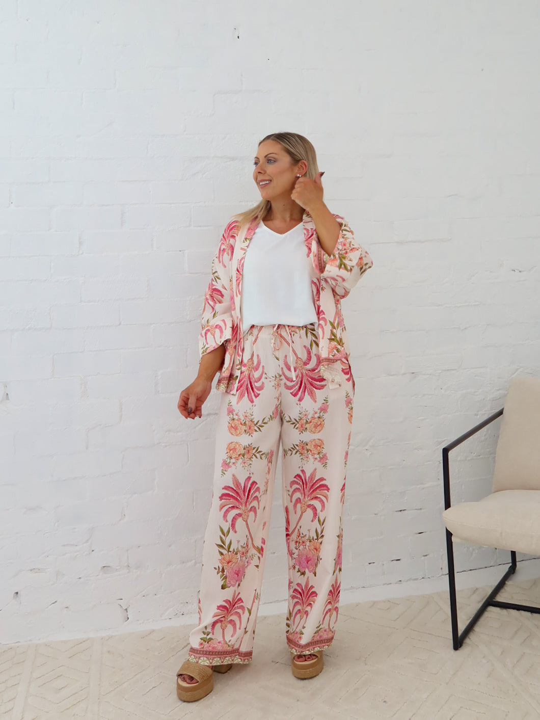 Palms Pants- Pink
