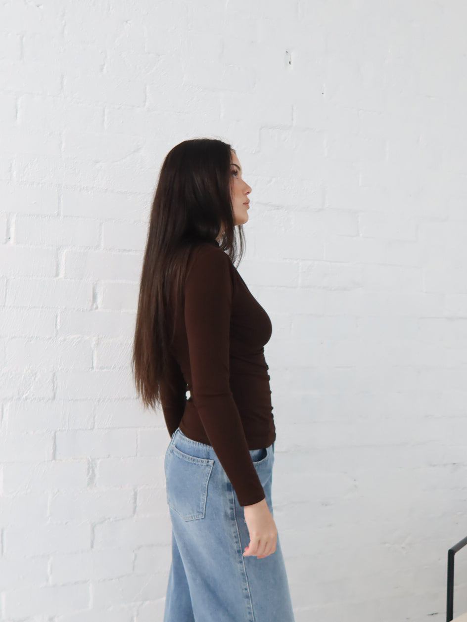 Daniella Top- Chocolate