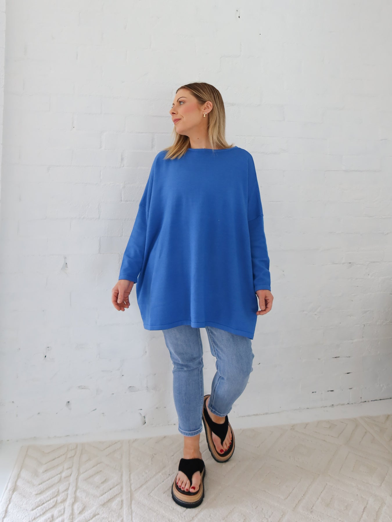 Avery Knit - Blue