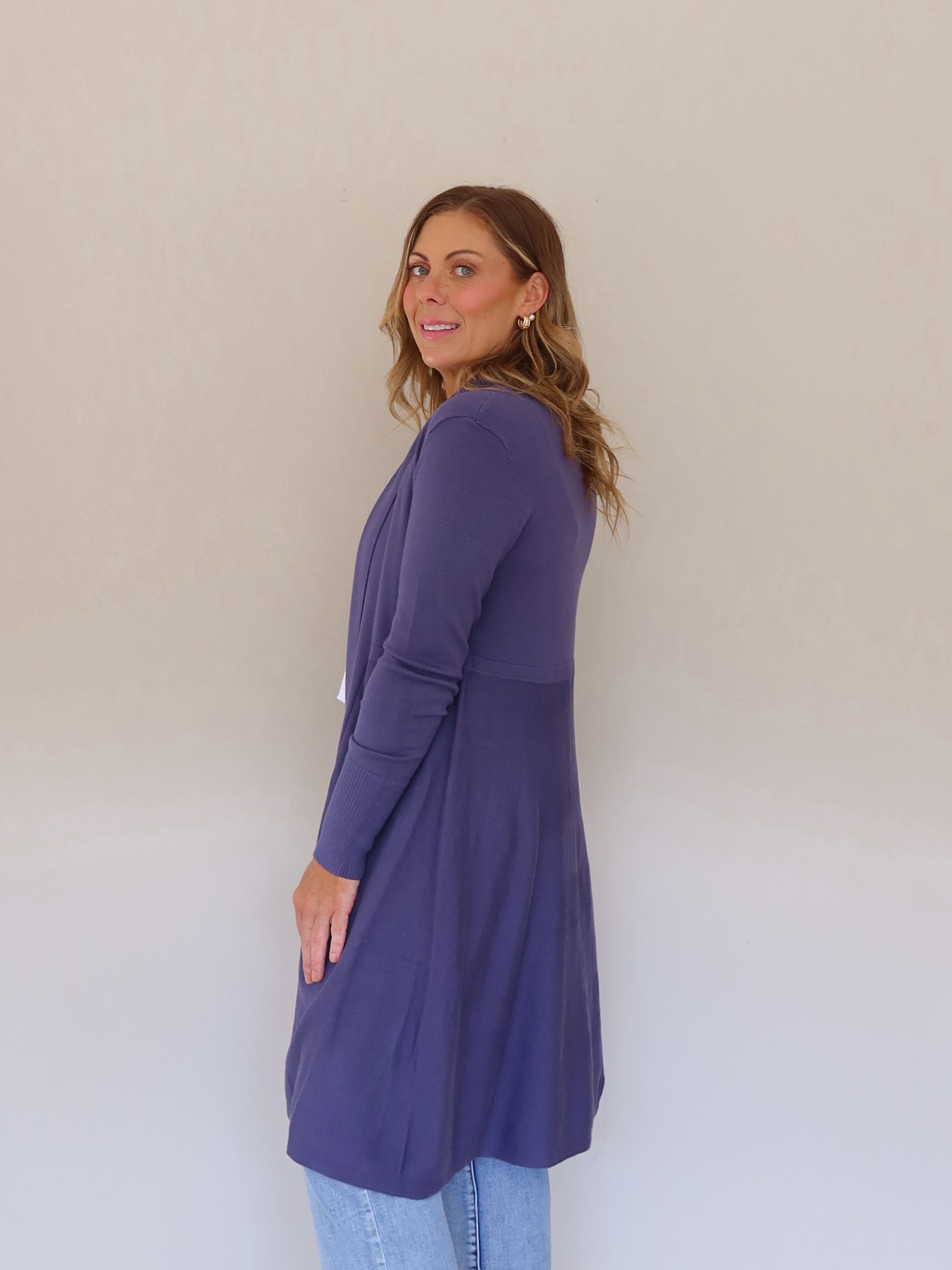 Rowan Cardigan - Indigo