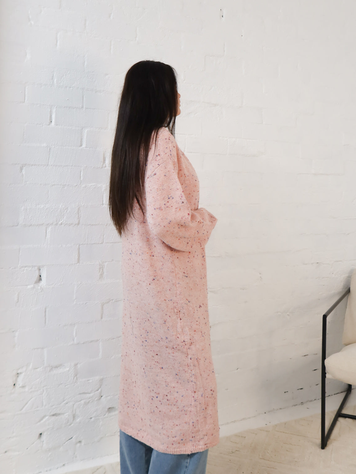 Bonnie Cardigan- Pink Speck