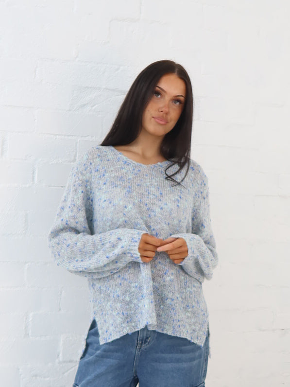 Lusia Knit- Blue