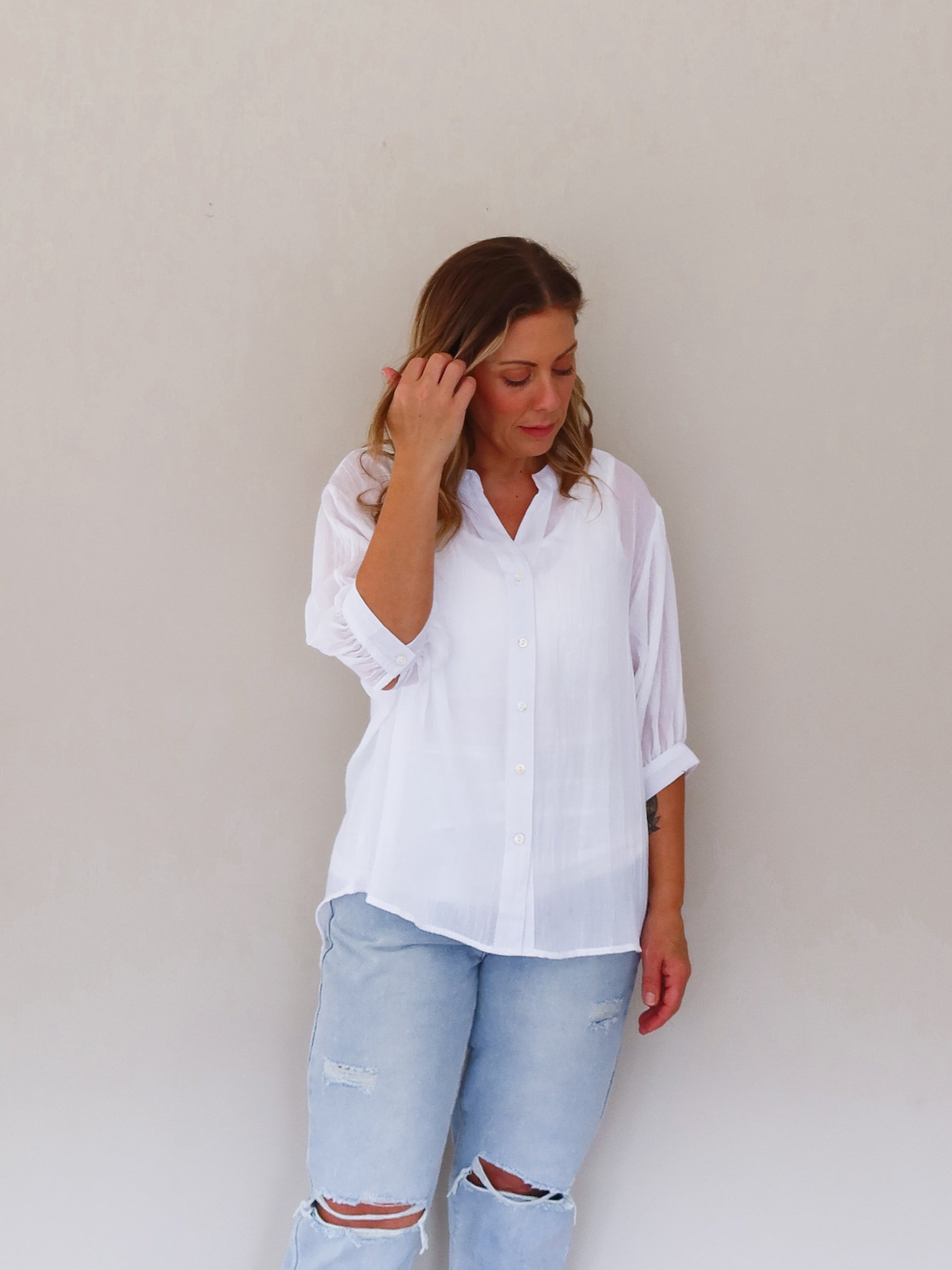 Mimi Blouse - White