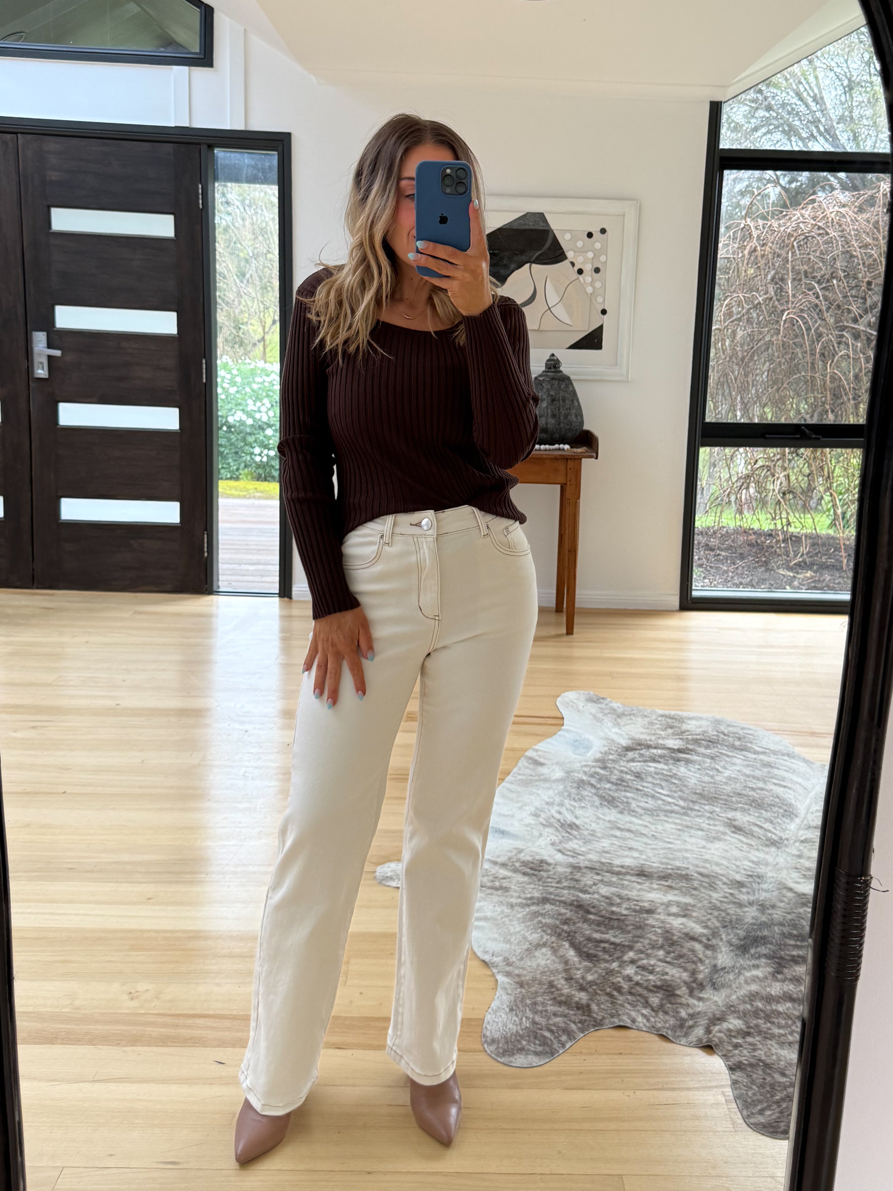 Crew Jeans- Cream