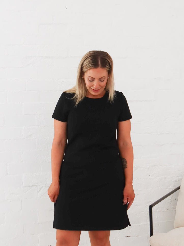 Ultimate School Run Dress- Black