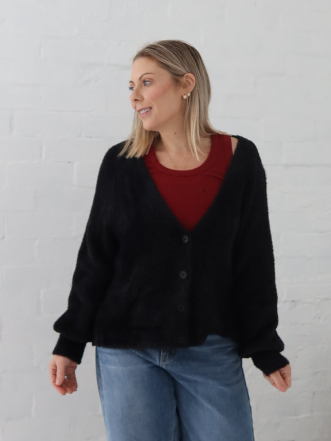 Vixen Cardigan - Black