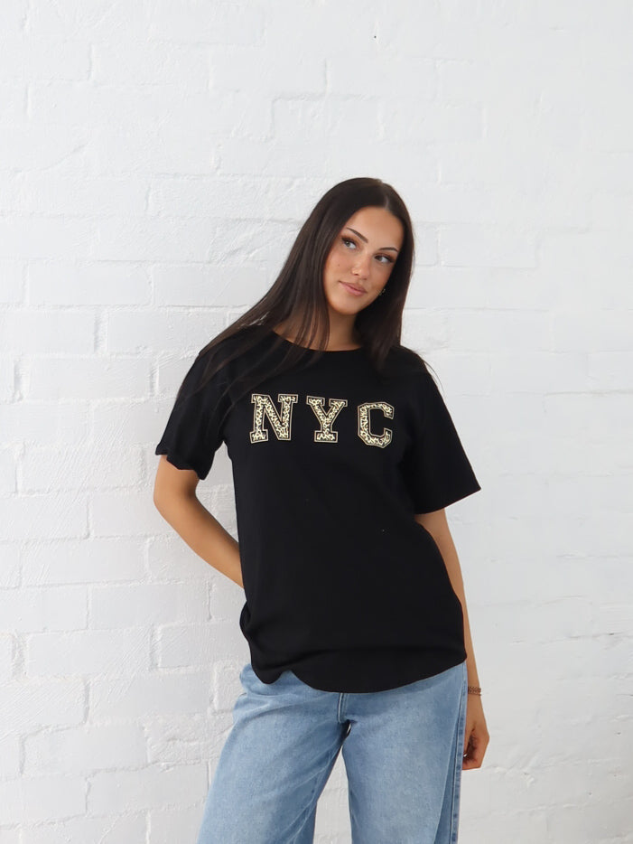 NYC Tee- Black