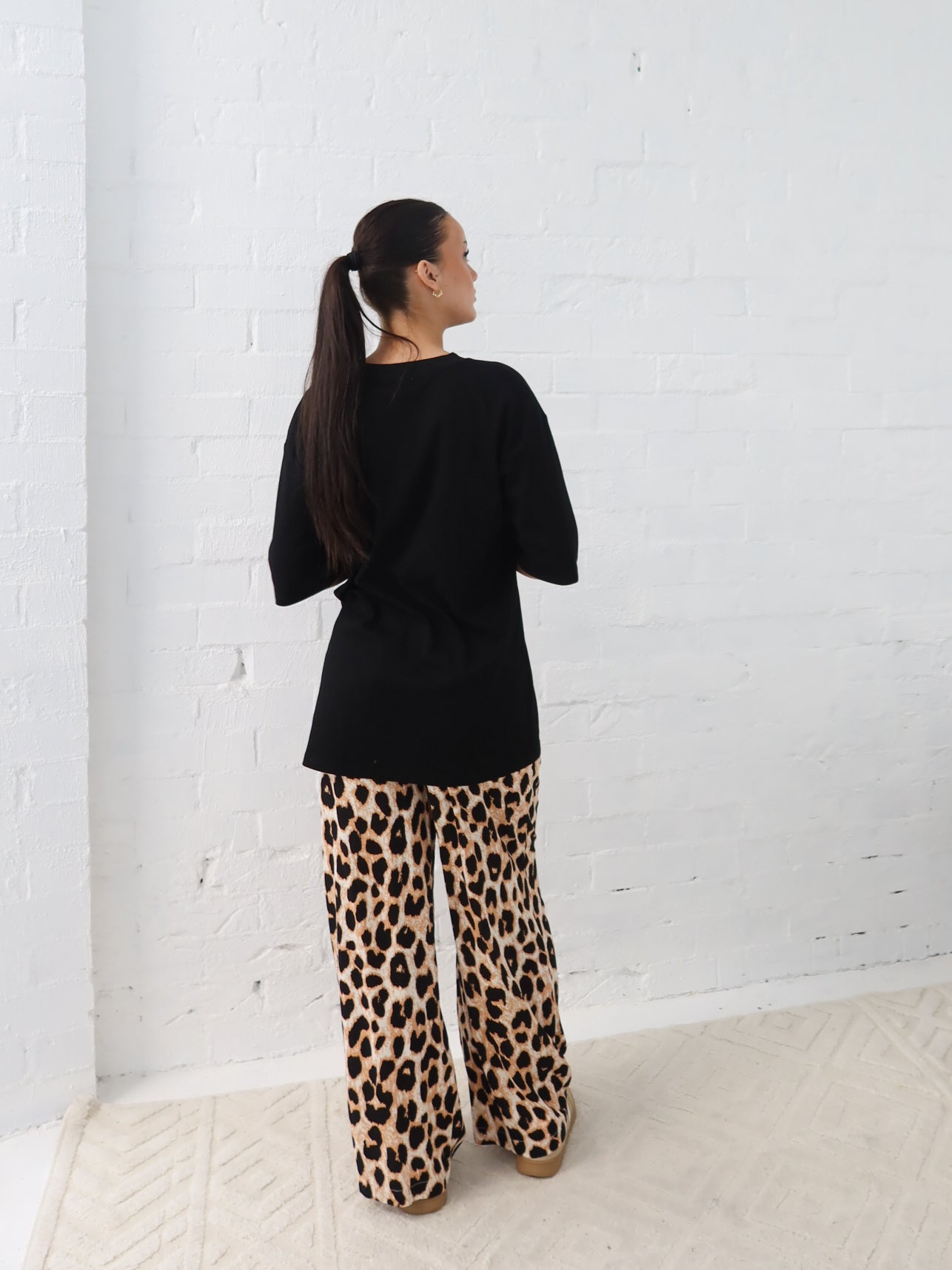 Hadley Pants - Light Leopard