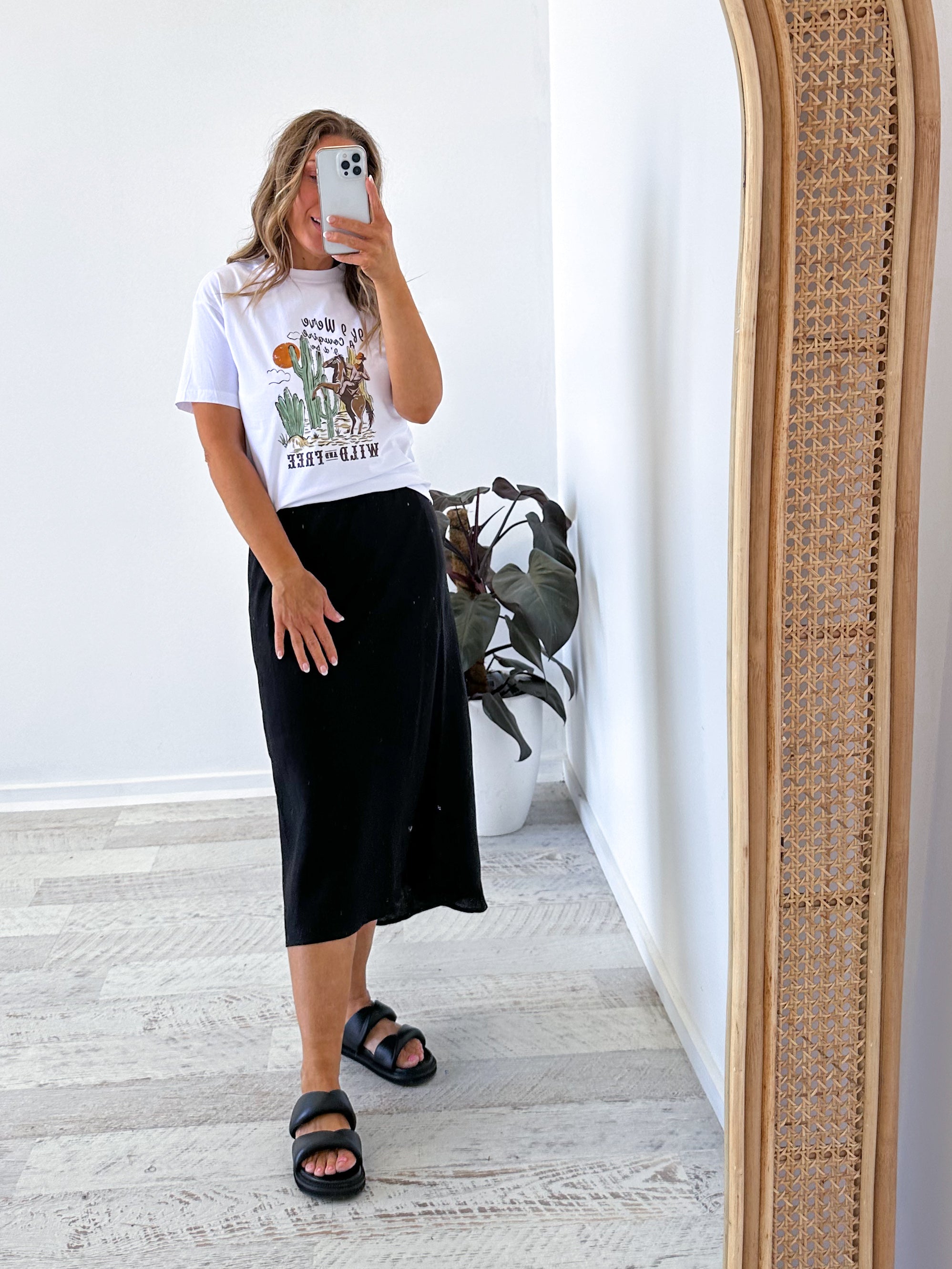 Wild and Free Tee - White