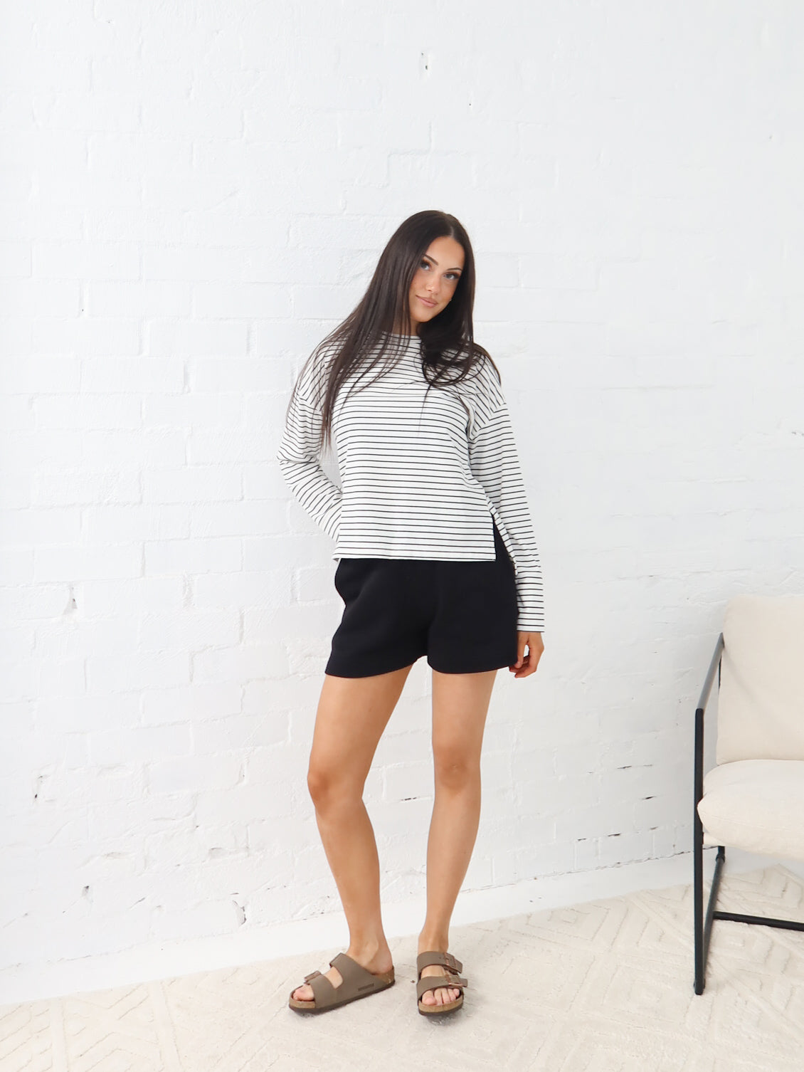 Frankie Track Short- Black