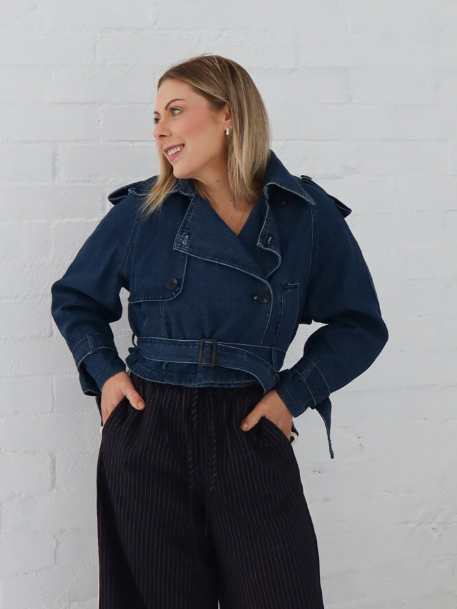 Hayes Jacket - Blue Denim