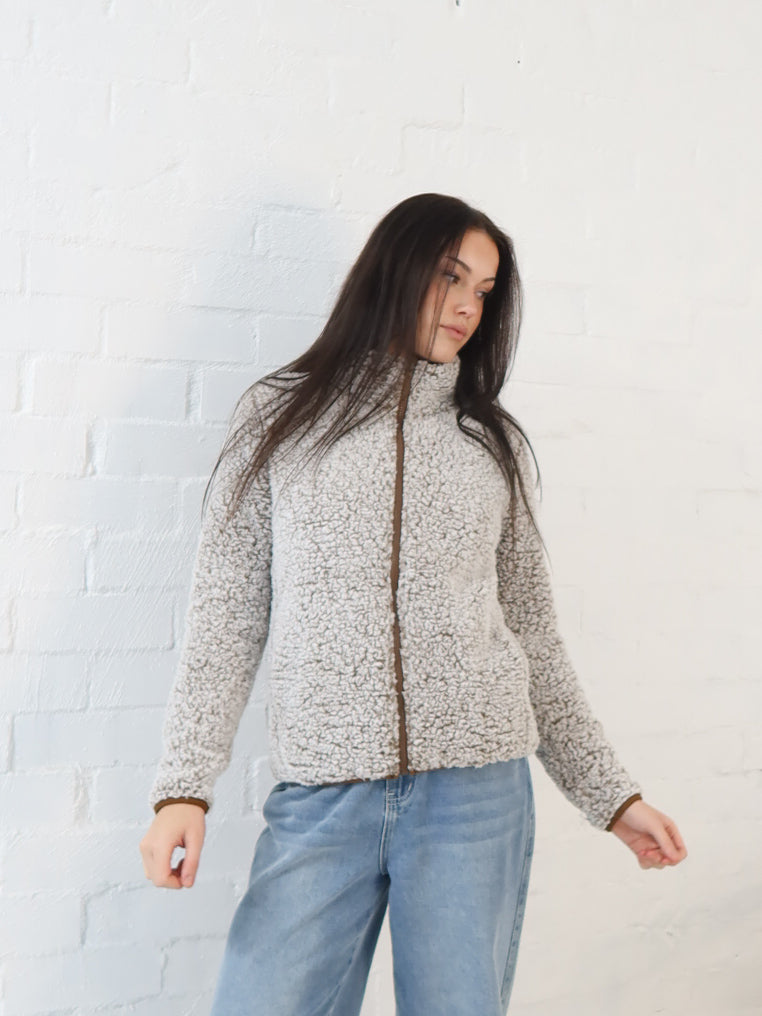 Heide Jacket- Tan Speck