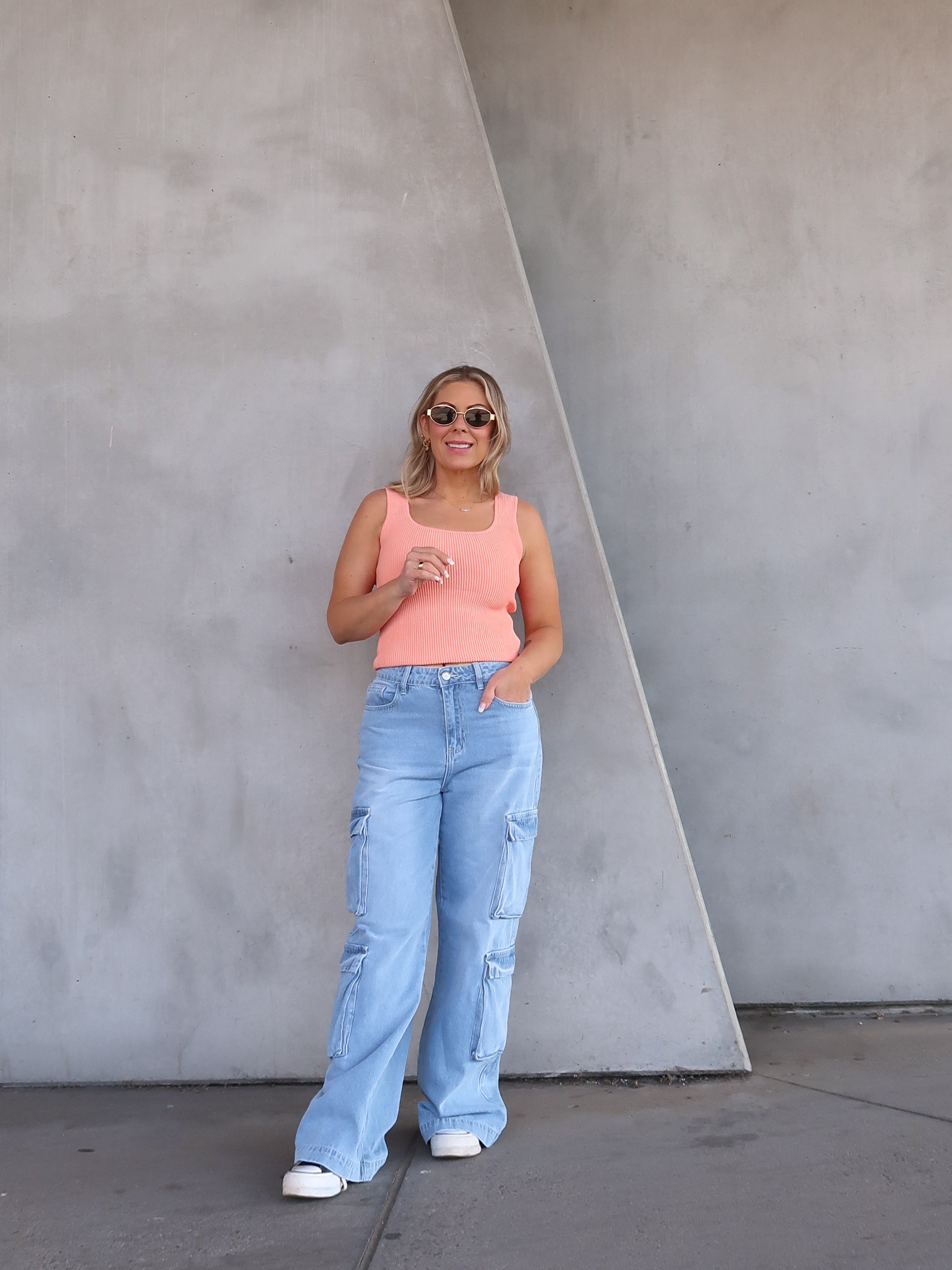 Paxton Cargo Jeans- Light