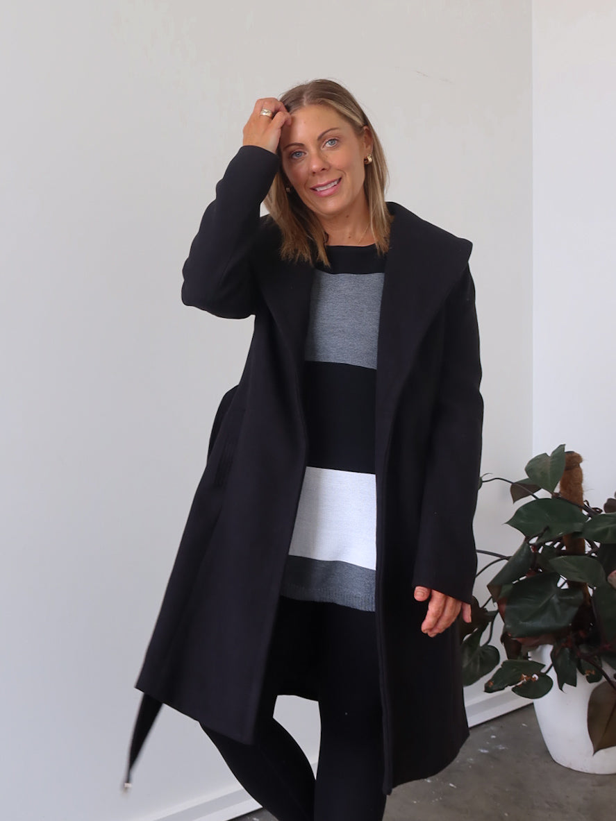 Harper Coat- Black