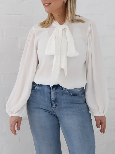 Morgan Blouse - White