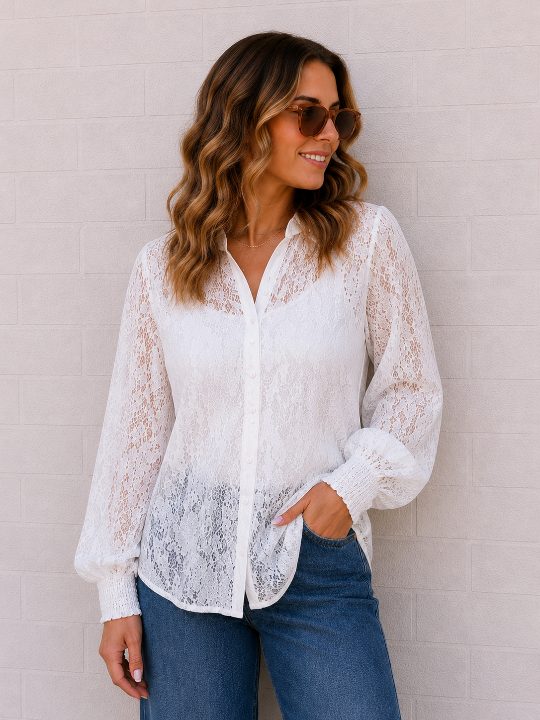 Edie Shirt- White