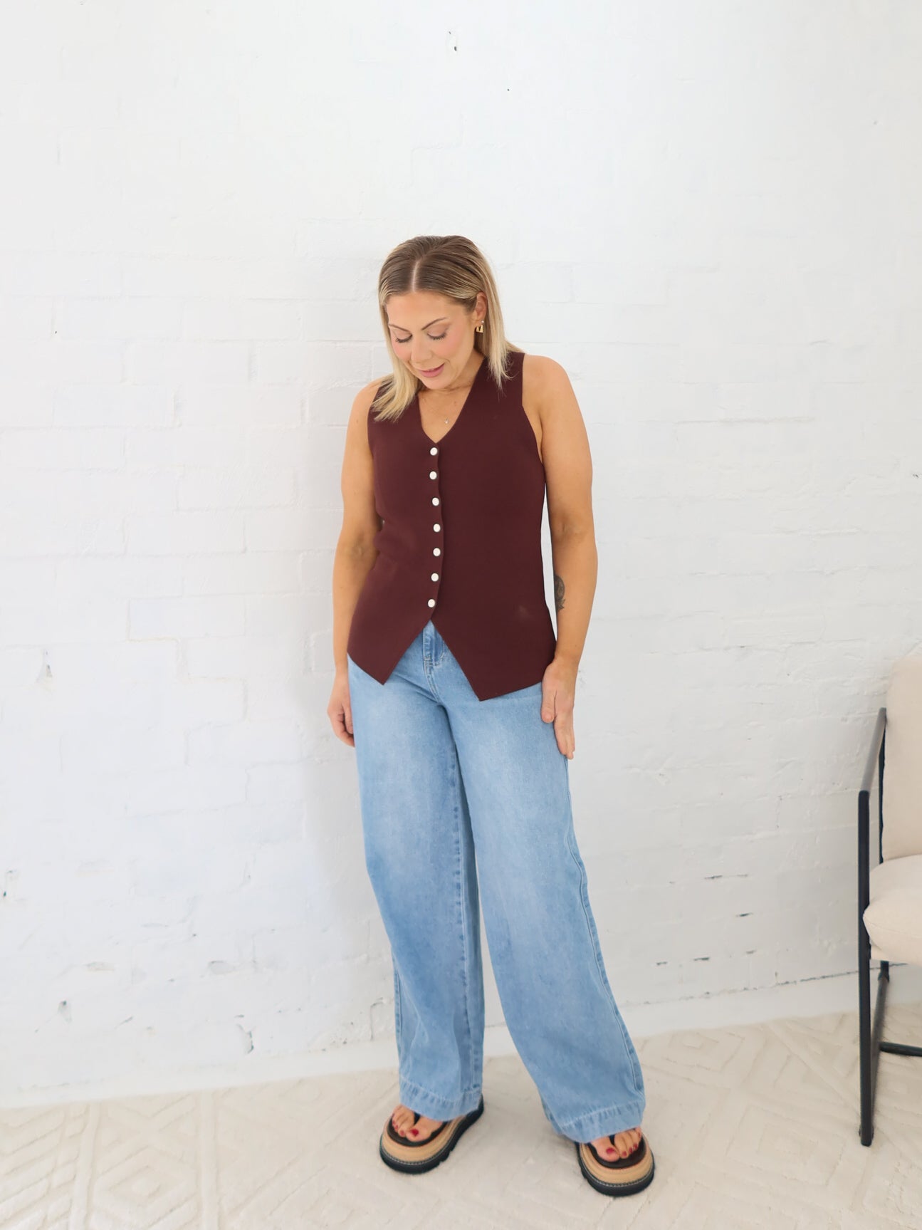 Parker Vest - Chocolate