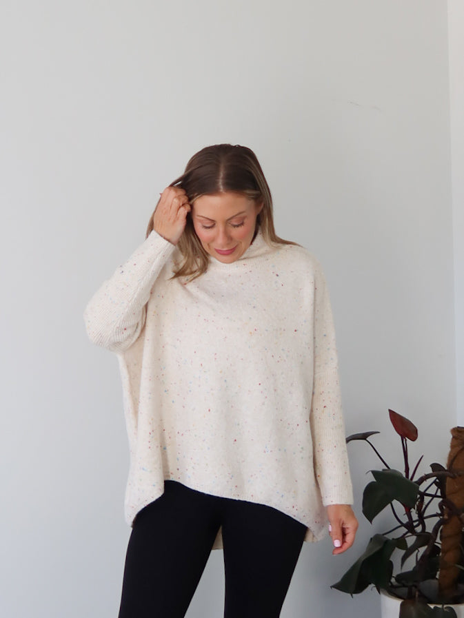 Yolanda Knit - Cream Fleck