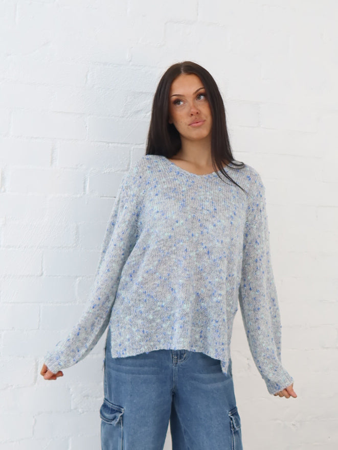 Lusia Knit- Blue