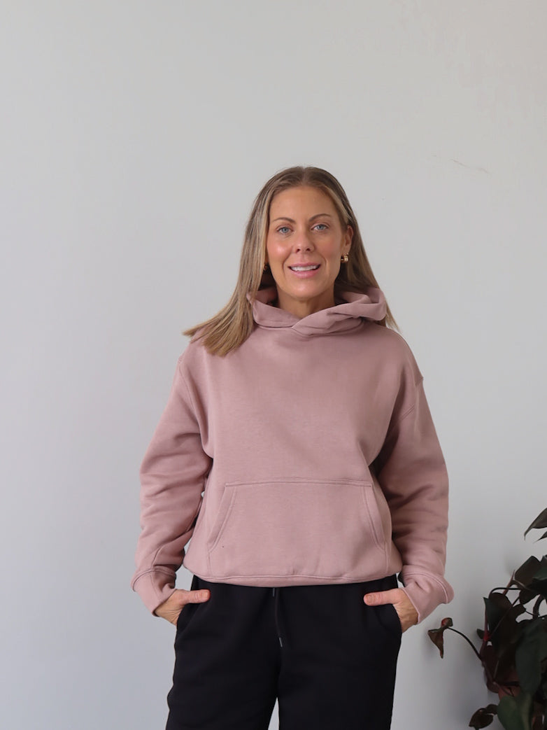 Frankie Hoodie - Hazy Pink