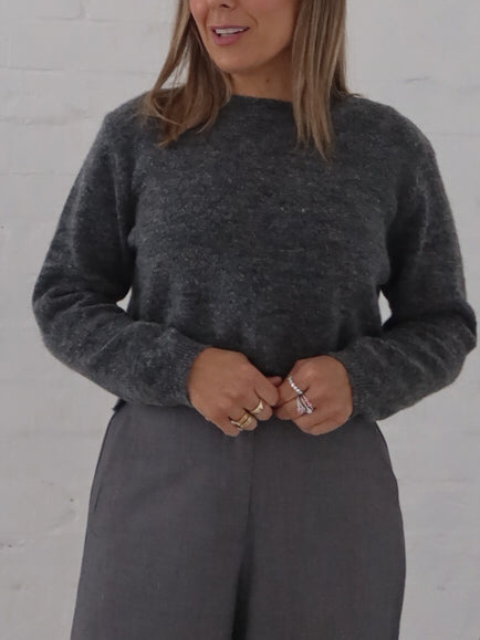 Andy Knit- Charcoal