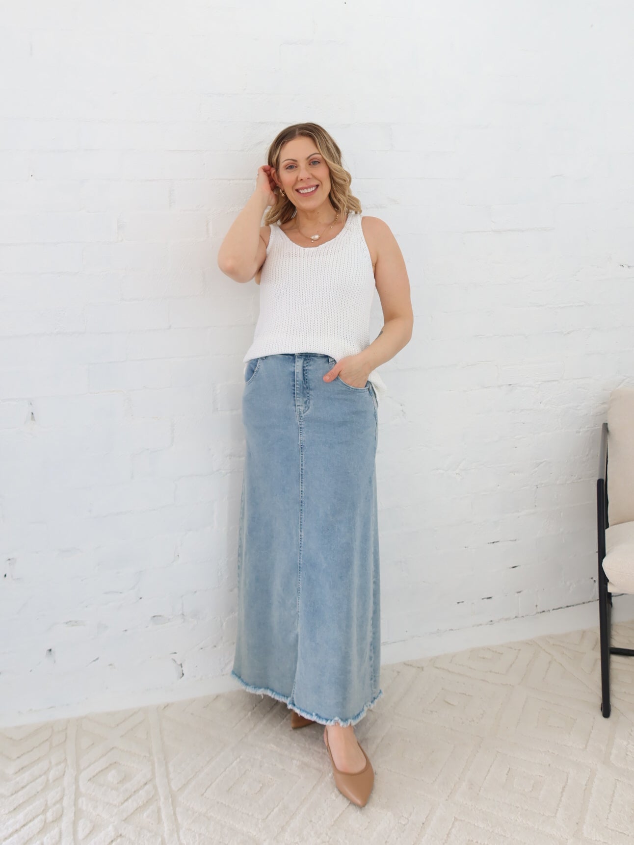 Ivy Top- White