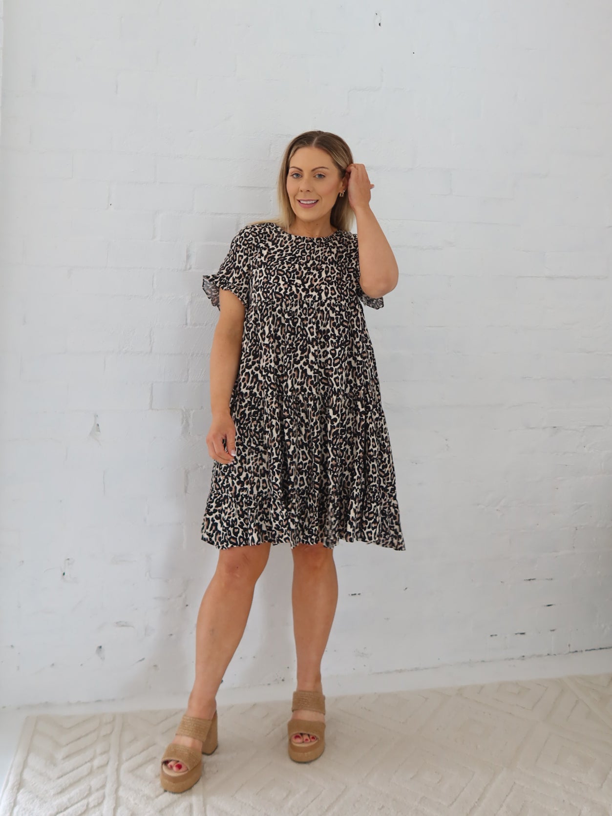 Betsy Dress - Leopard