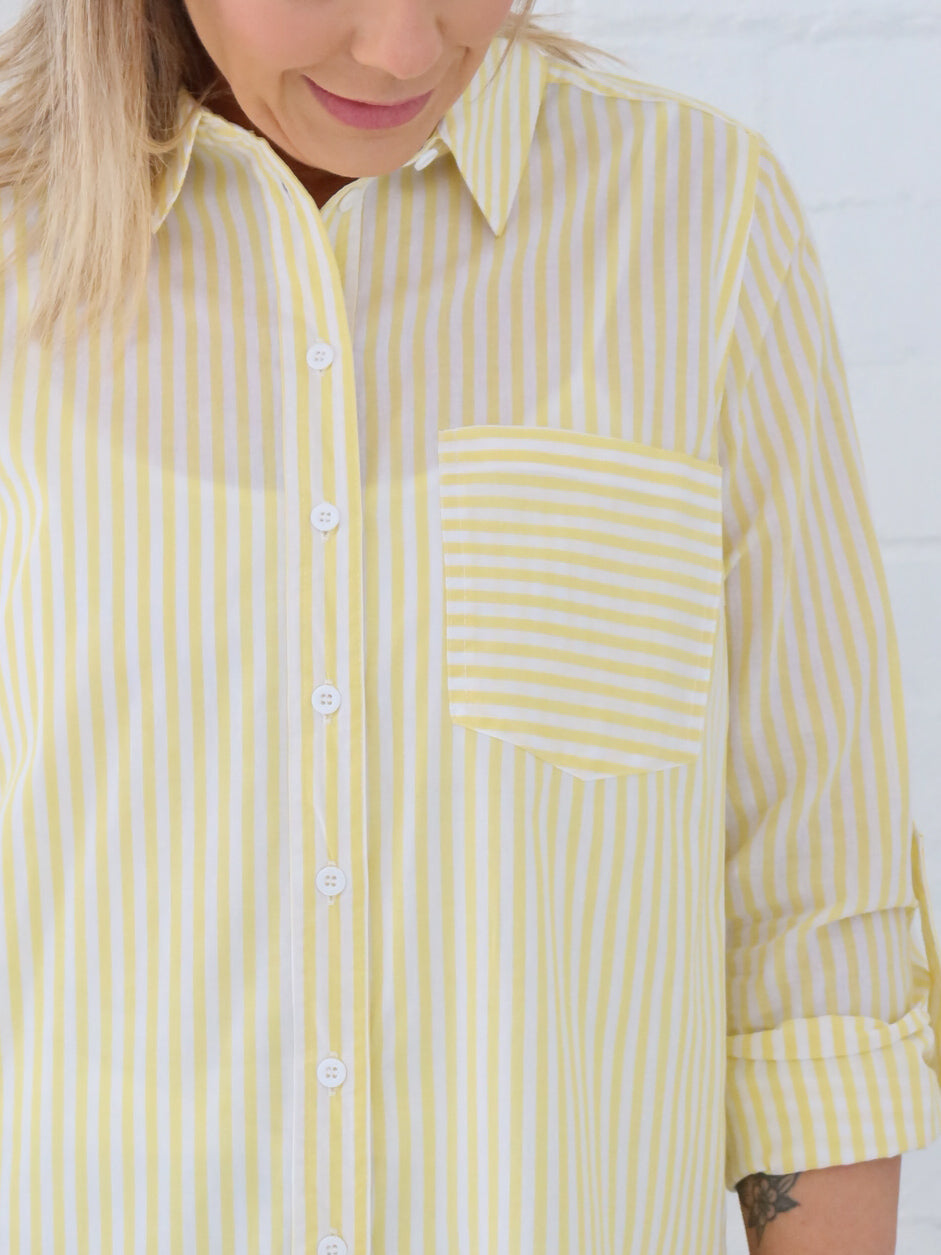 Emma Shirt- Lemon