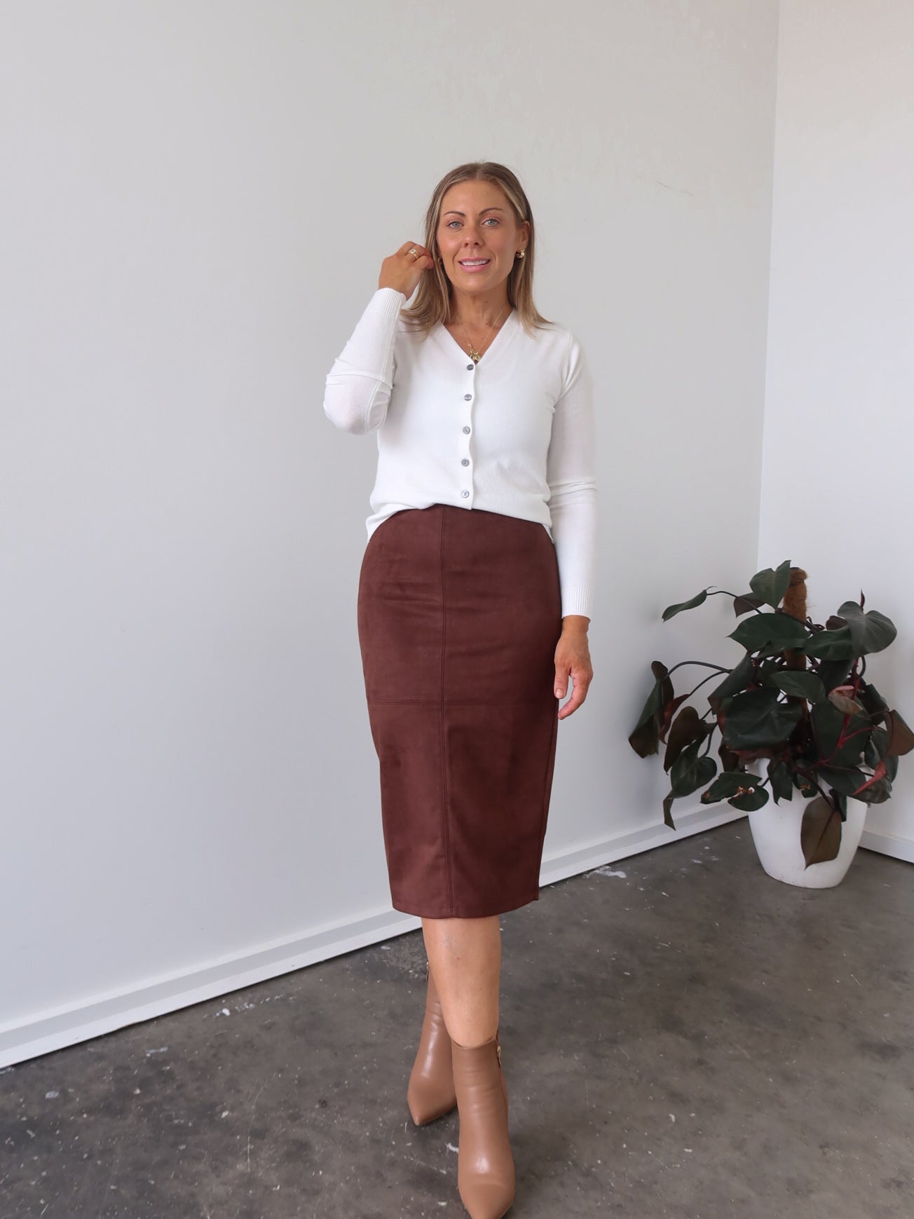 Avalie Skirt - Chocolate