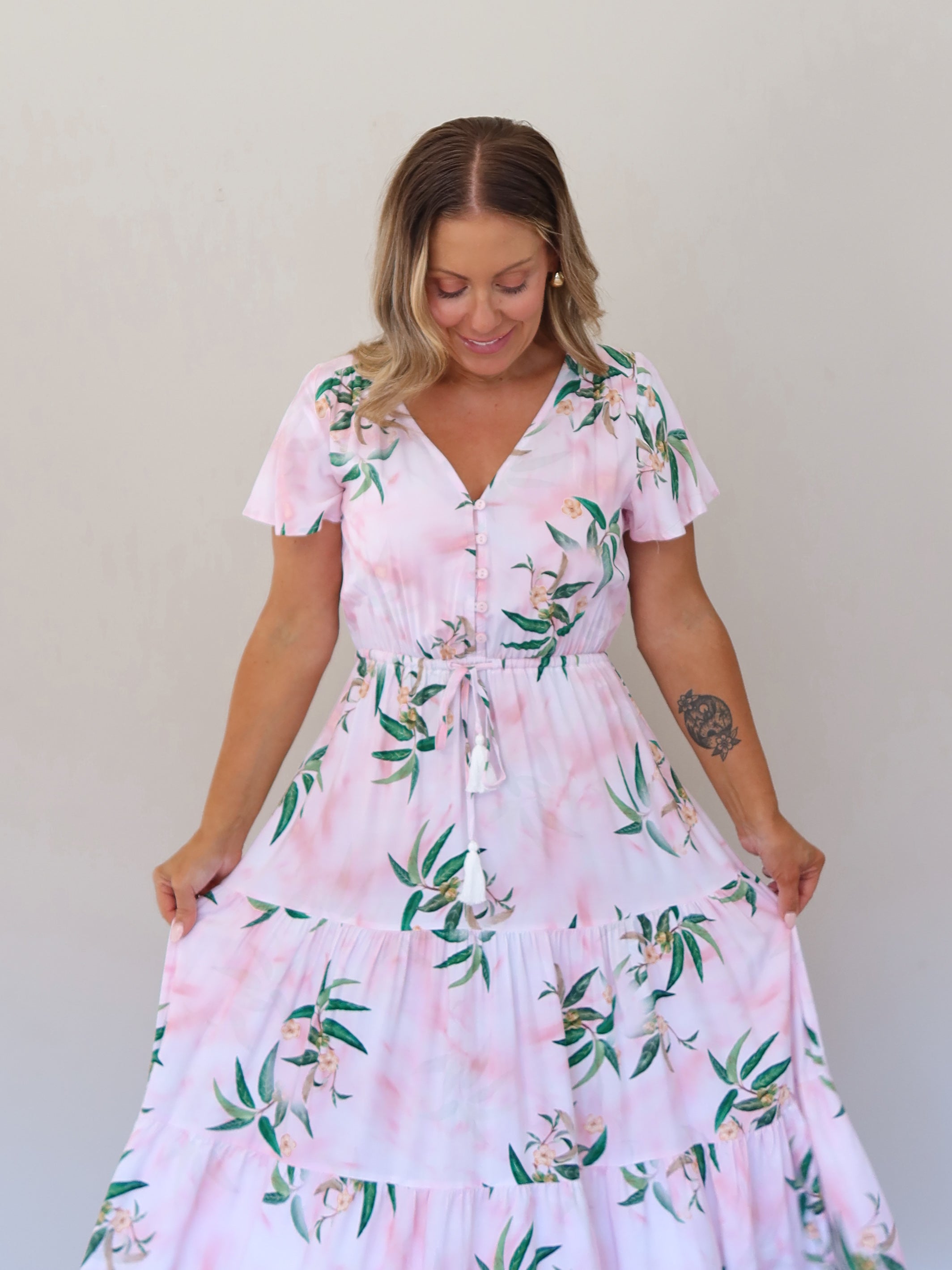Longreach Dress - Pink