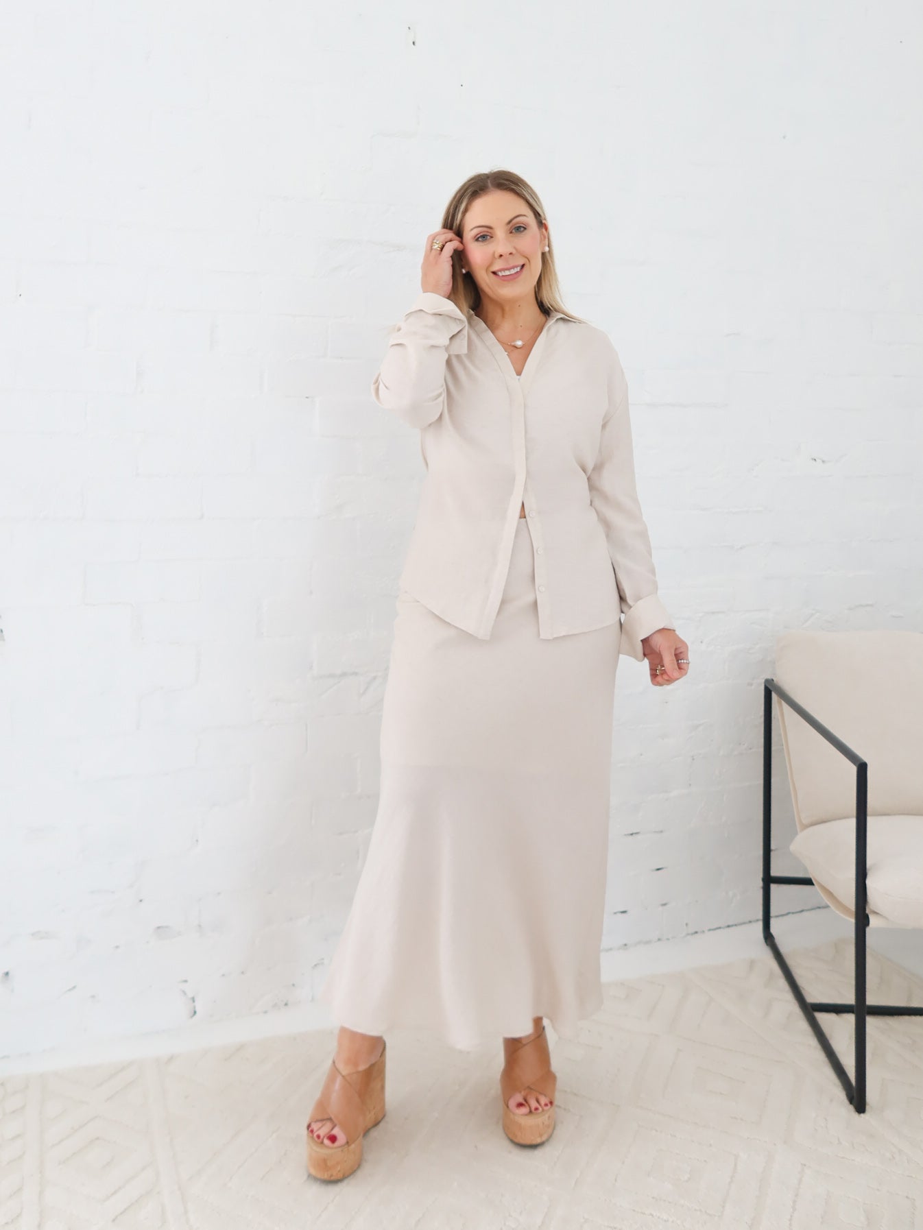 Niko Skirt - Stone