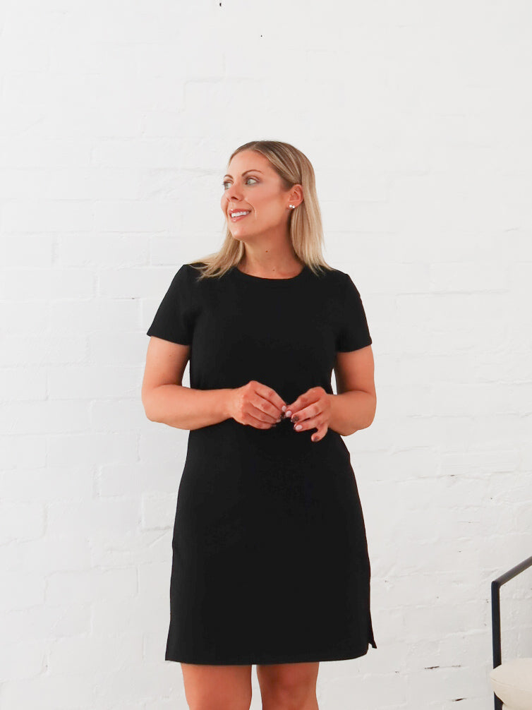 Ultimate School Run Dress- Black