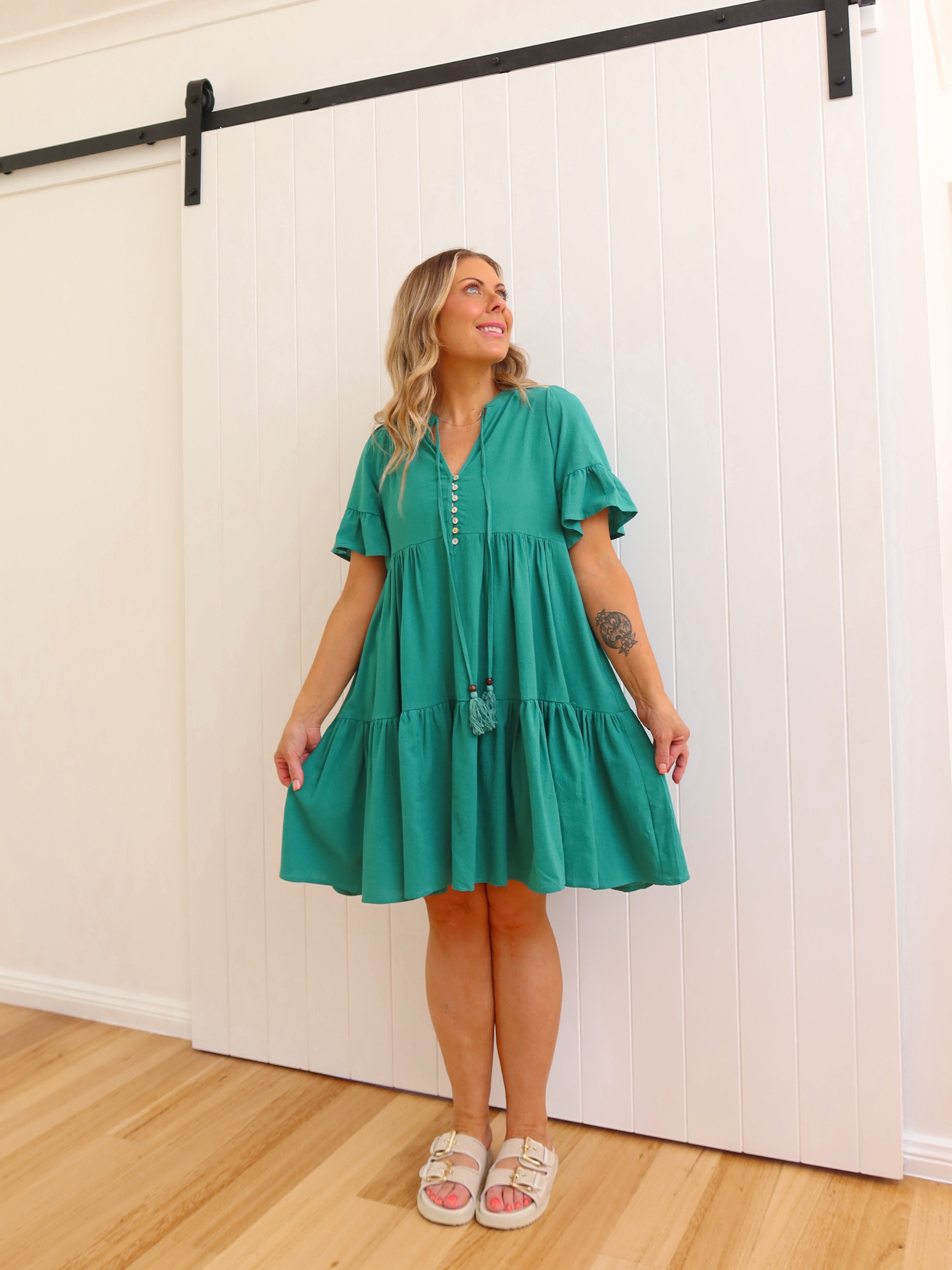 Aston Dress - Green