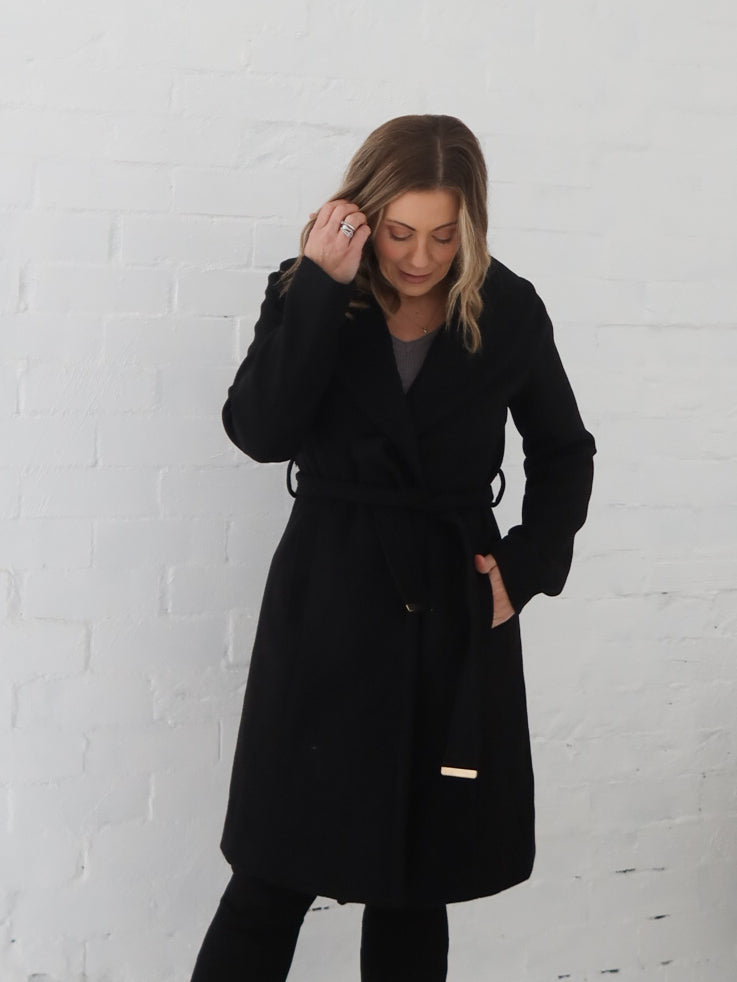 Harper Coat- Black