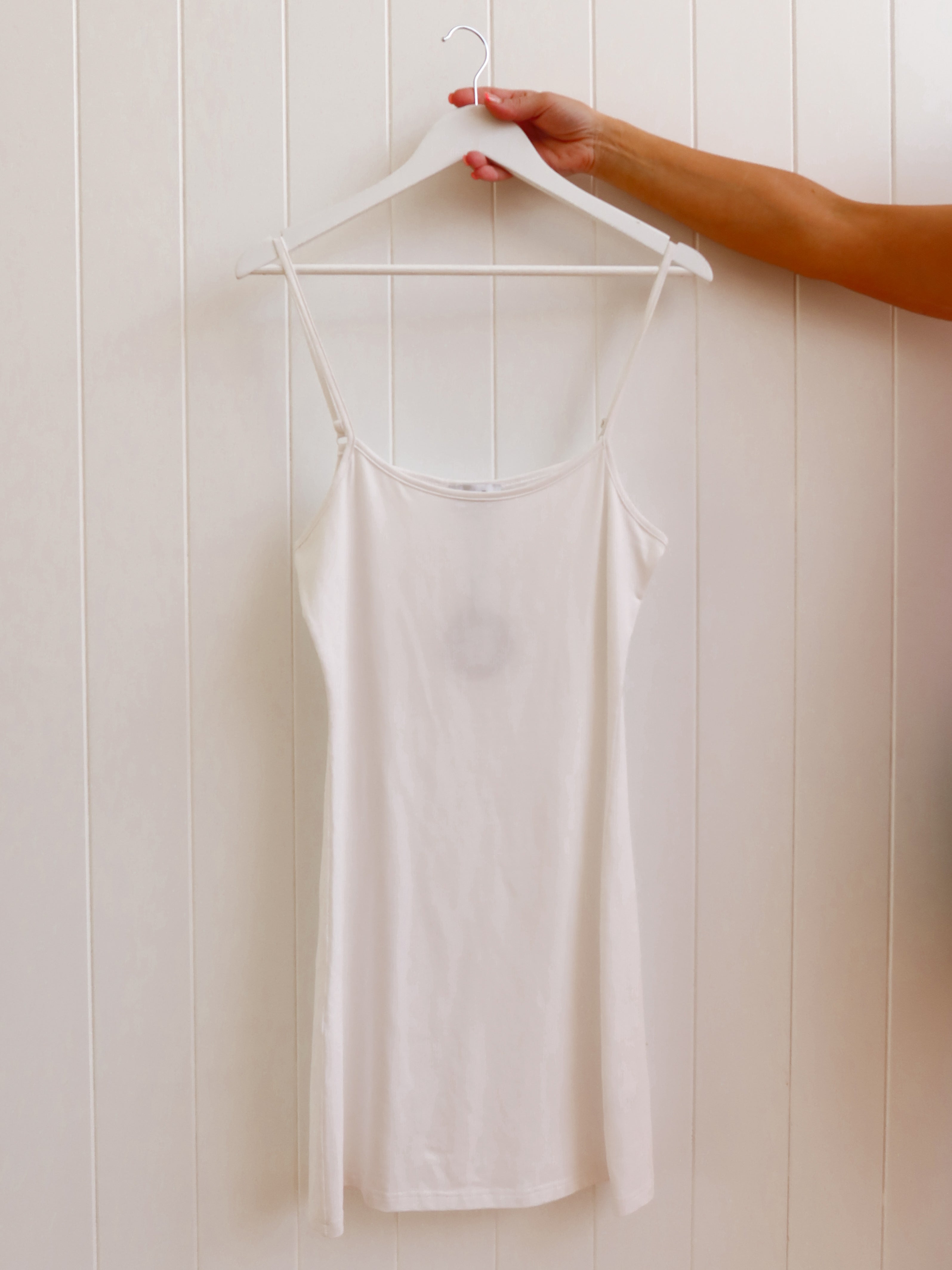 Martin Longline Singlet- White