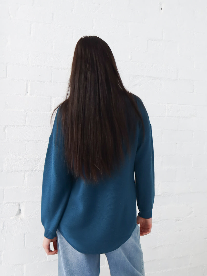 Saxon Knit - Teal