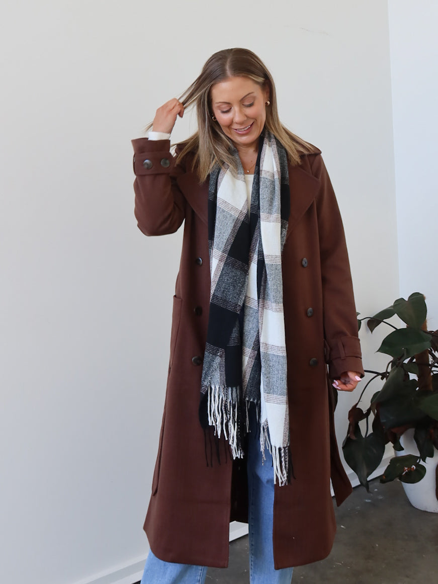 Hardin Coat - Chocolate
