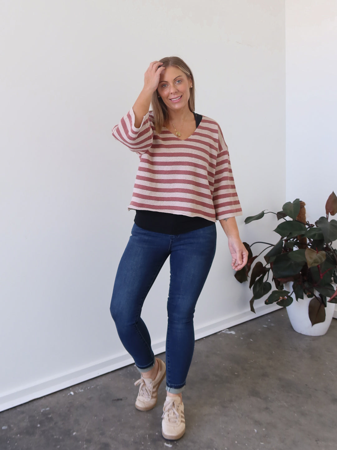 Allegra Knit - Rosewood