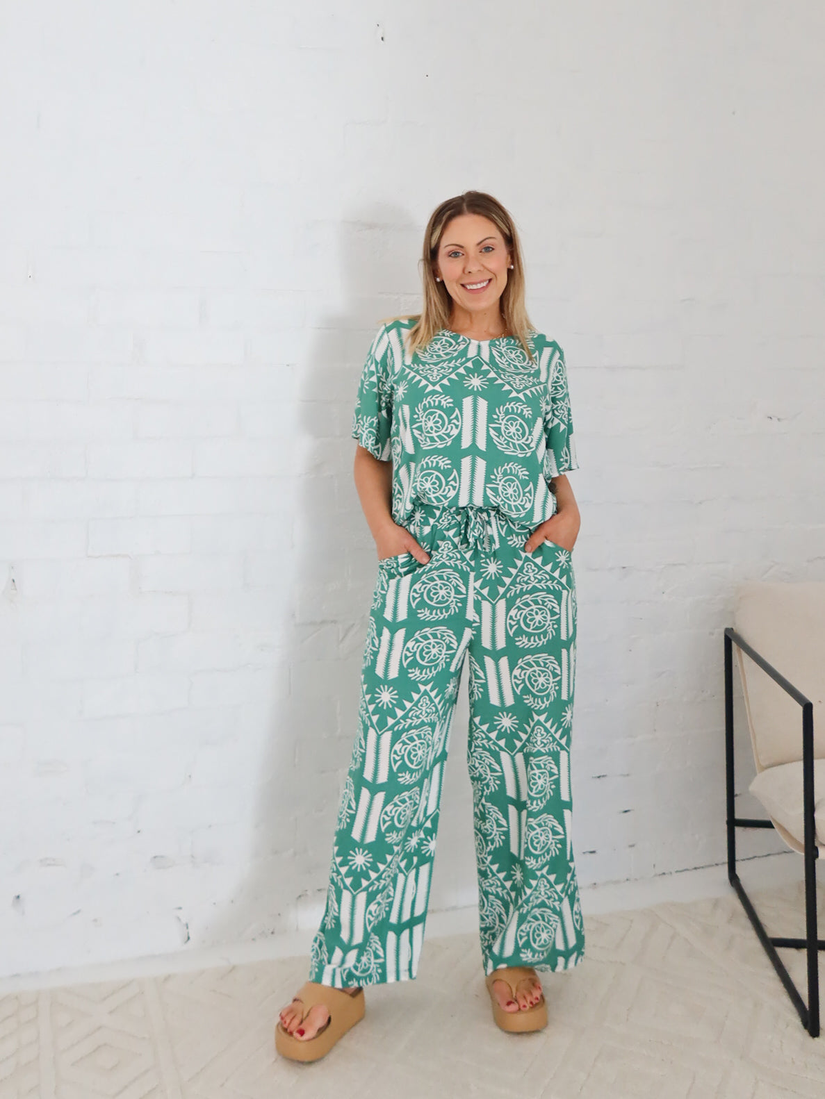 Renee Top- Green