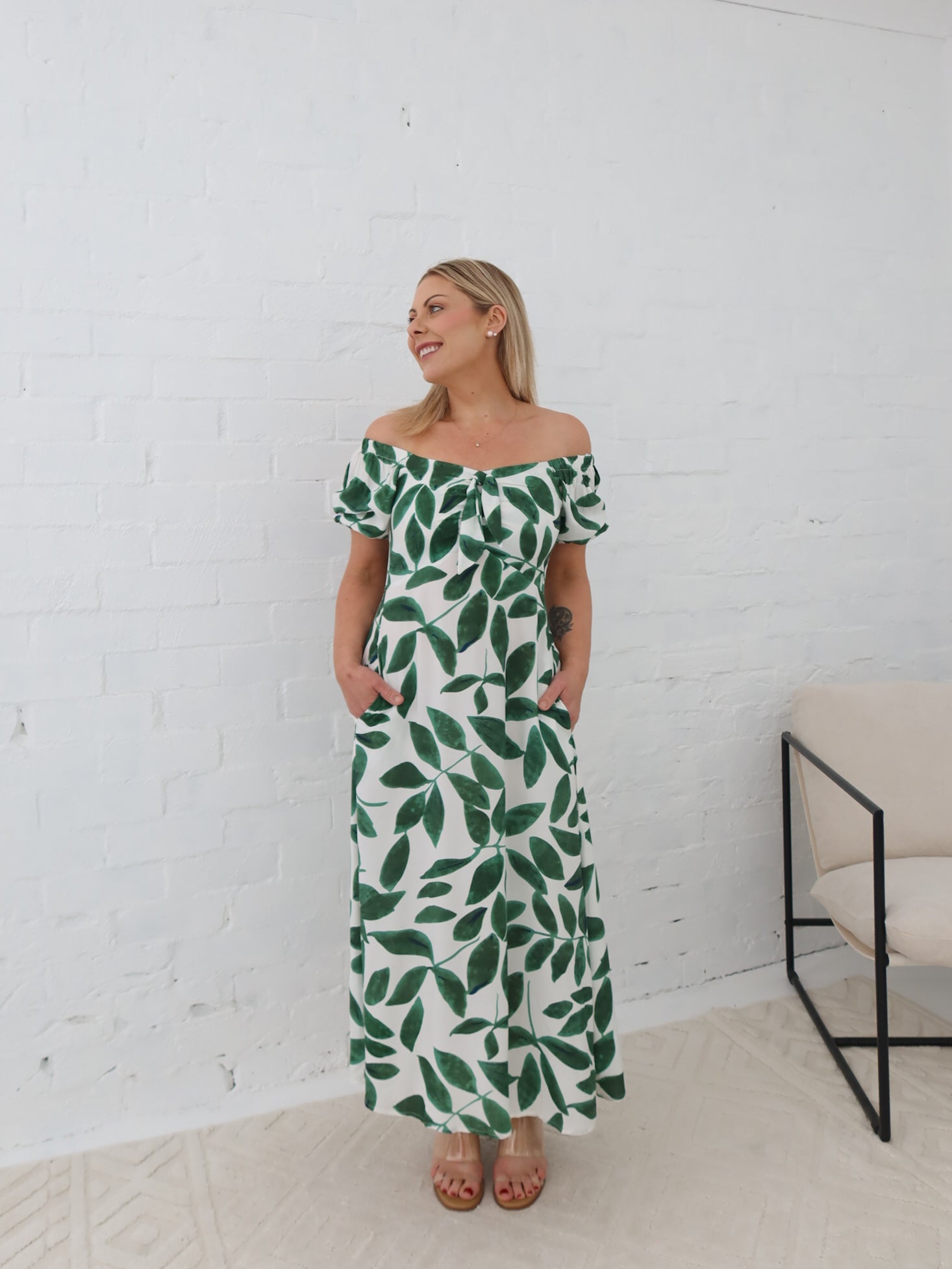 Estella Dress - Green