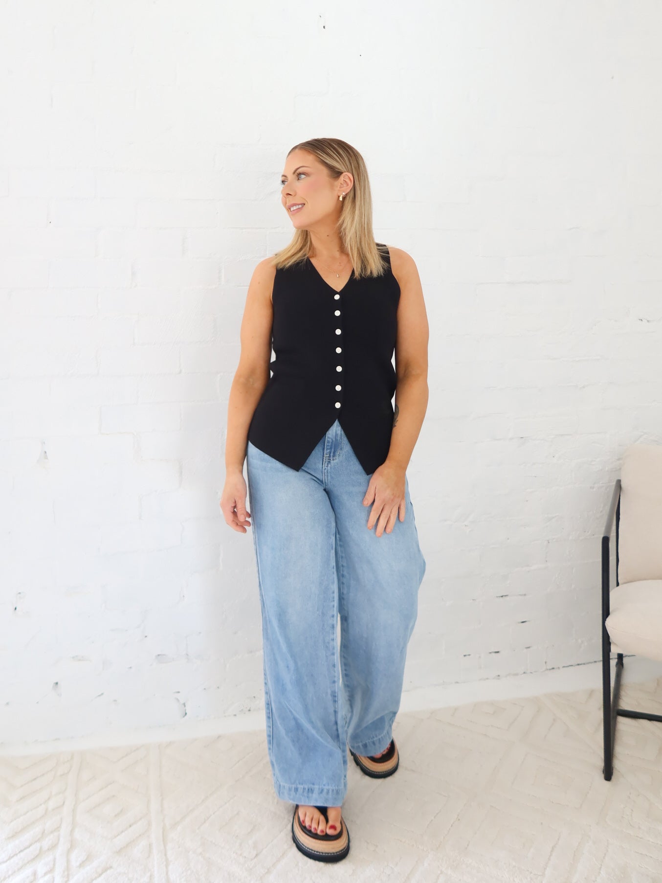 Parker Vest - Black