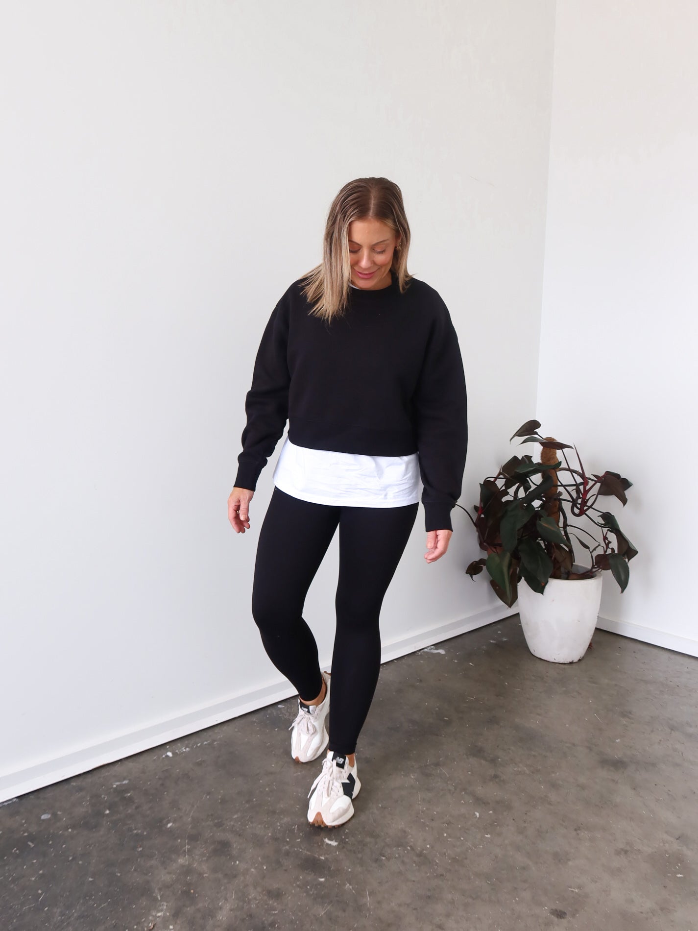 Freya Cropped Crew Sweater