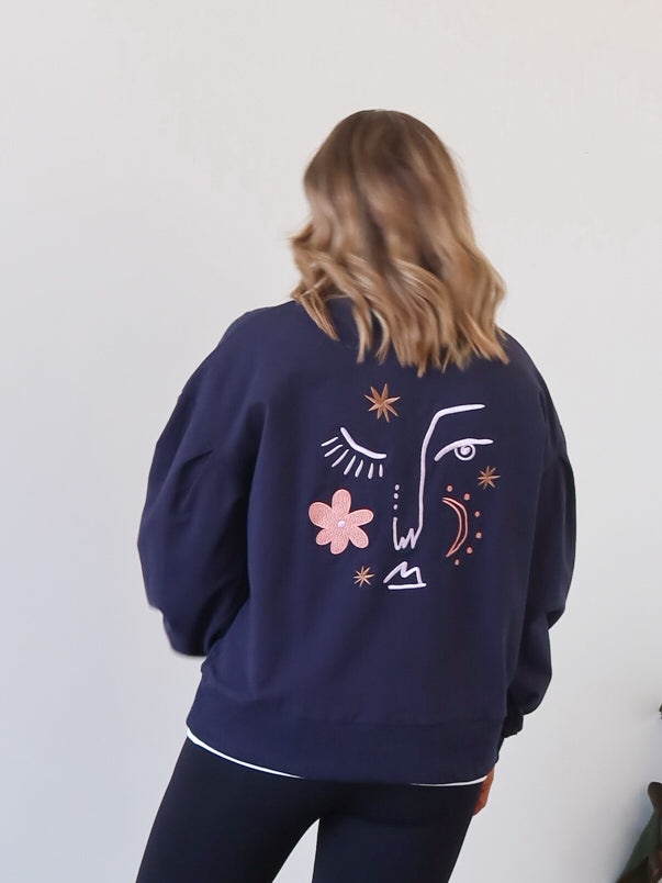 Trish Sweater - Navy