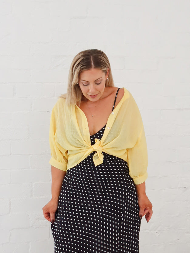 Mimi Blouse - Sunflower Lemon