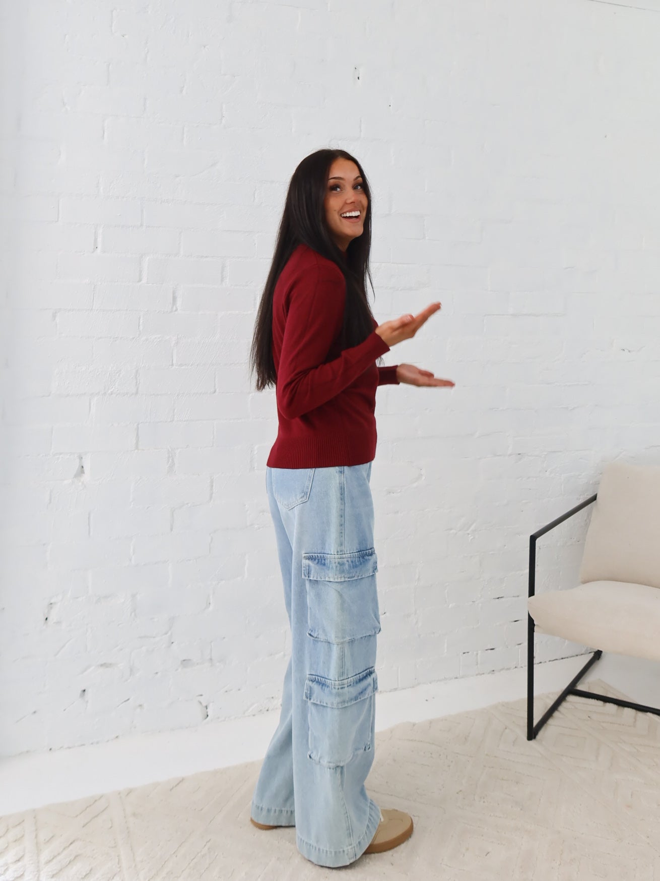Jayde Knit- Burgundy