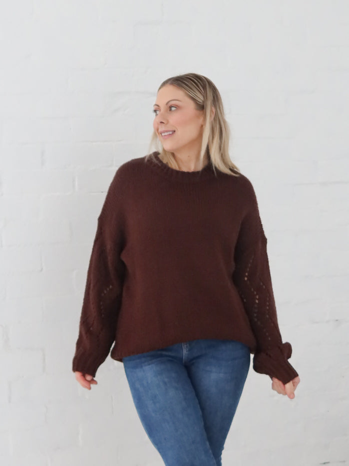 Ridley Knit- Chocolate