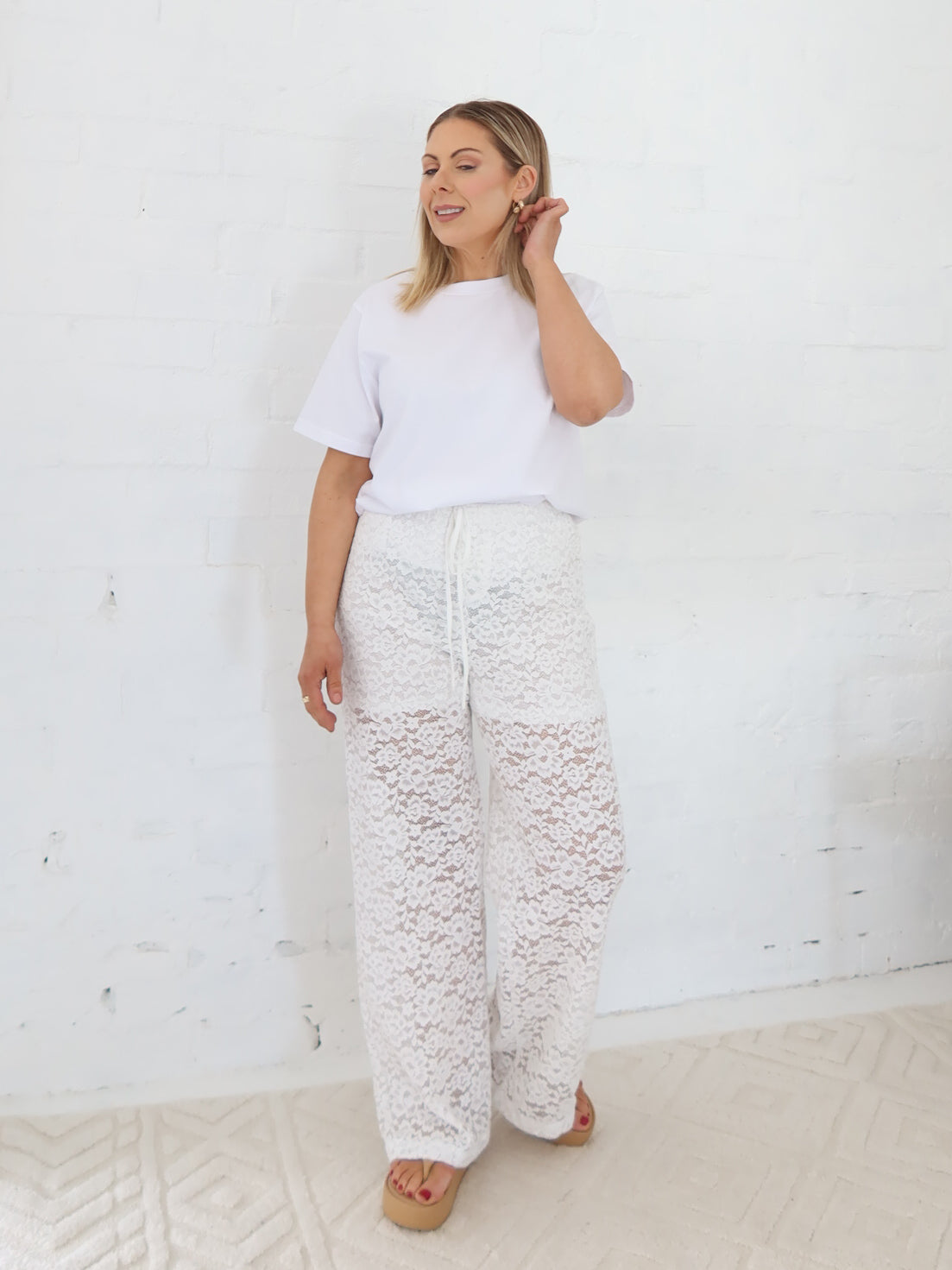 Zara Pants- White