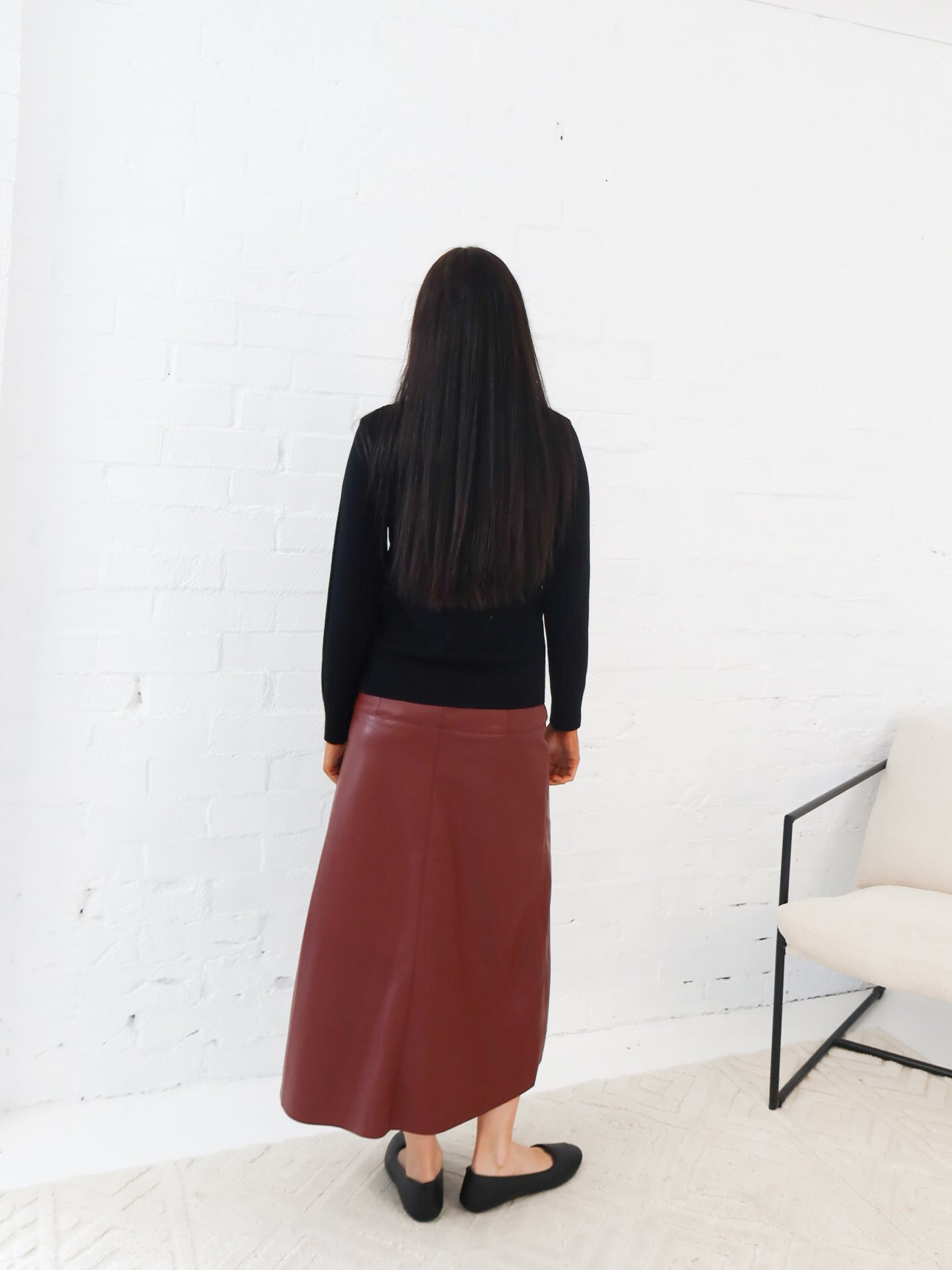 Saffy Skirt - Burgundy