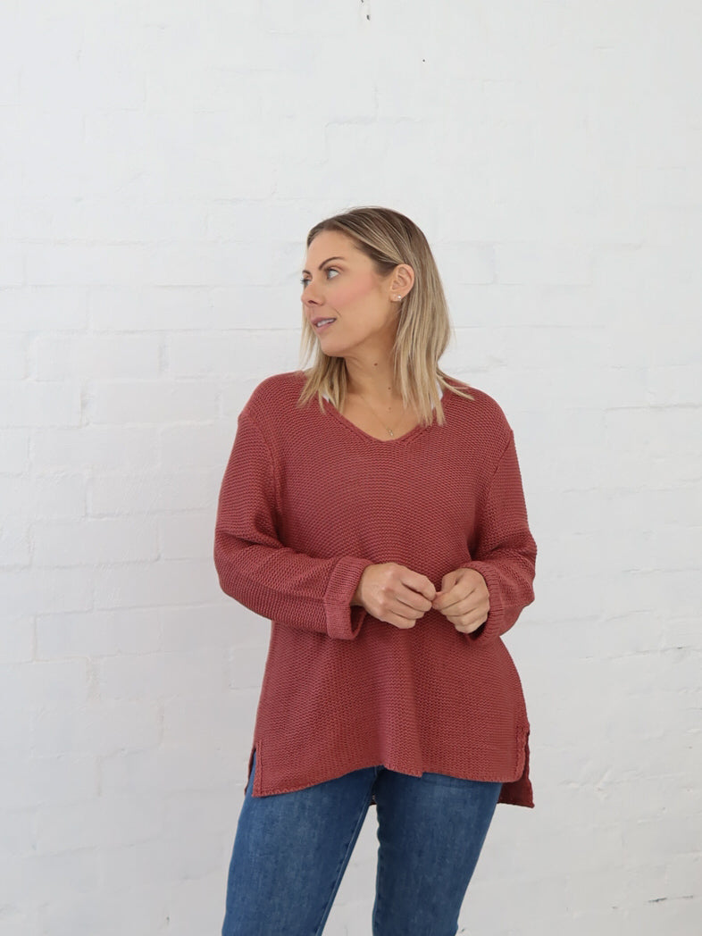 Sailah Knit - Rosewood