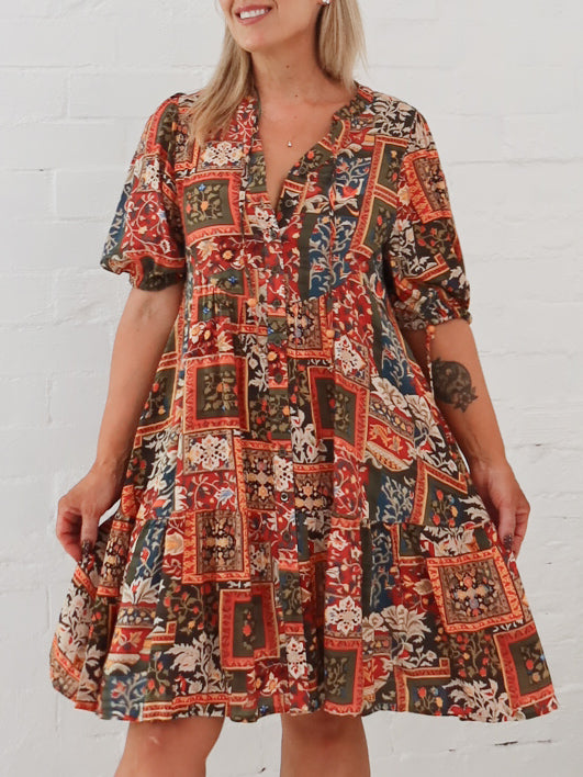 Astrid Dress- Orange